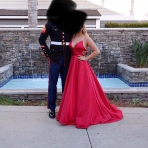 Sherri Hill Red Dress Size 4 Only Worn Once!